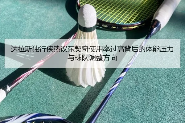 达拉斯独行侠热议东契奇使用率过高背后的体能压力与球队调整方向 | kaiyun