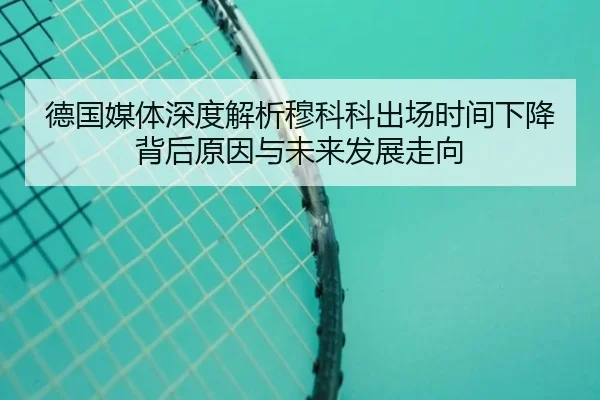 德国媒体深度解析穆科科出场时间下降背后原因与未来发展走向